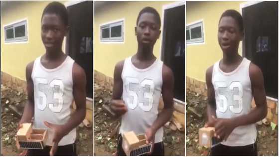 Seidu Kwame: 16-year-old Ghanaian boy makes solar-powered flashlight for residents with no light