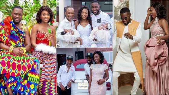 Adom And Nhyira: Photos drop as adorable Kency twins celebrate b'day today
