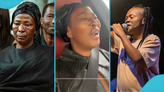 Akosua Serwaa almost sheds tears as she sings Daddy Lumba's Fakye song, video evokes sadness
