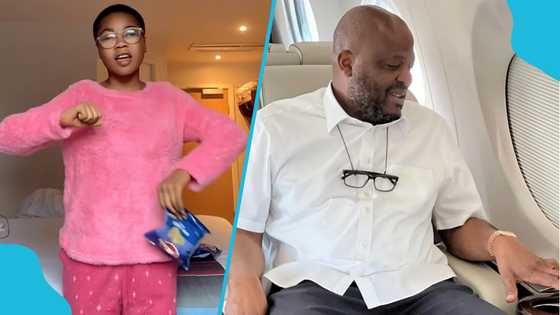 Student Ibrahim Mahama helped regain eyesight shows massive transformation in the UK, video