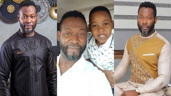 Photo of actor Adjetey Anang's handsome 6-year-old son pops up