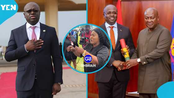 Omane Boamah: Woman Leaves Rosary for Late Defence Minister During National Mourning