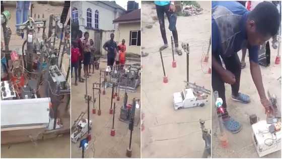 Young boy builds power plant, invites people to charge their phones, gadgets