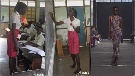 Very tall lady with humble beginning who was working as teacher makes it, travels to Paris & becomes model