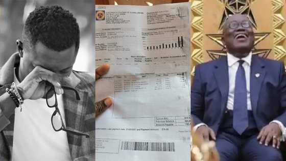 Is this the 4 more -Man asks Nana Addo as electricity bill jumps from ₵150 to ₵400