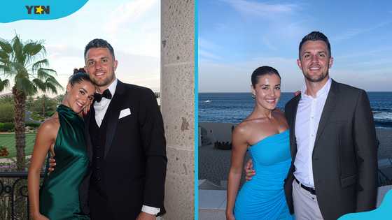 Who is Jake Browning's fiancée, Stephanie Niles, and how did their story begin?