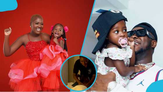 Fella Makafui's daughter's reactions during her spa session melt hearts online