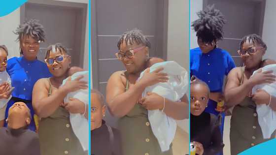 Nana Yaa Brefo reportedly welcomes twins, Ohemaa Woyeje congratulates her in lovely video