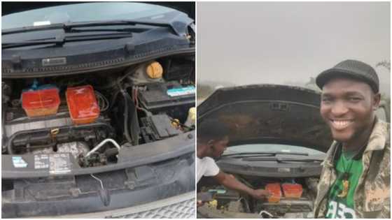 Man uses car engine as microwave to warm his food; shares photos