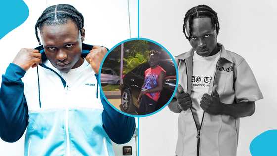 Jay Bahd buys new Mercedes Benz, flexes as he introduces it to his mum