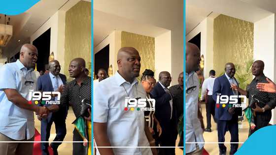 Ibrahim Mahama scolds Appiah Stadium as he complains over Sam Jonah’s handshake snub: “Gyae Ruff no”