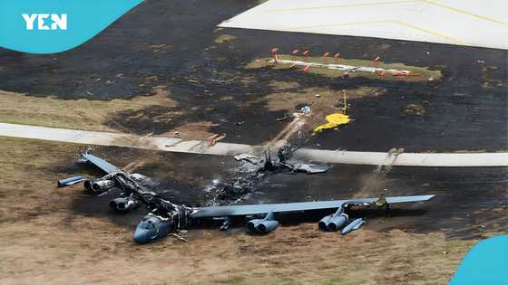 Tragedy in California as US Air Force B-52 Stratofortress crashes, 8 crew members perish