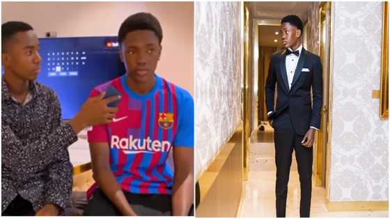 Goddy, son of Ghanaian millionaire Cheddar, responds to critics of GIS prom; says he is not a spoilt kid
