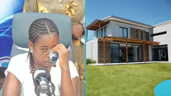 Ghanaian lady abroad cries on live TV as boyfriend squanders money meant for her house