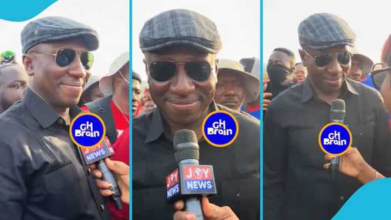 Afenyo-Markin snubs journalist who asked him a question at SaveTheJudiciary demo, Ghanaians react