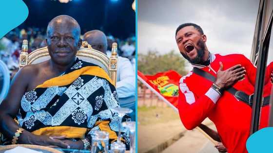 Otumfuo Osei Tutu adopts Nana Pooley's children, puts them on scholarship