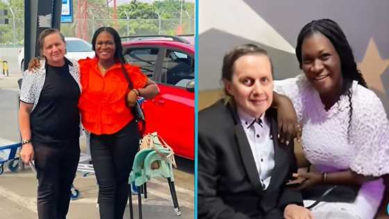 Pretty Ghanaian lady marries obroni boyfriend after many months of online dating