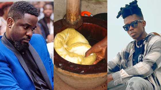 Strongman’s days at Sarkcess Record Label was used in pounding fufu for Sarkodie’s family – Presenter narrates in video