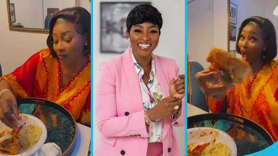 Cookie Tee happily sings kenkey song in video after bagging appointment, peeps excite