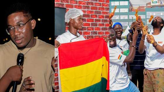 Kebab-A-Thon: Kaly Jay and other GH influencers show up to support Atinga Nsobila Joel's GWR attempt