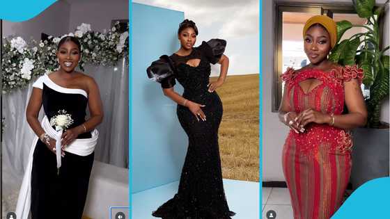Cookie Tee looks resplendent in stylish gowns at Empress Jamila's star-studded wedding