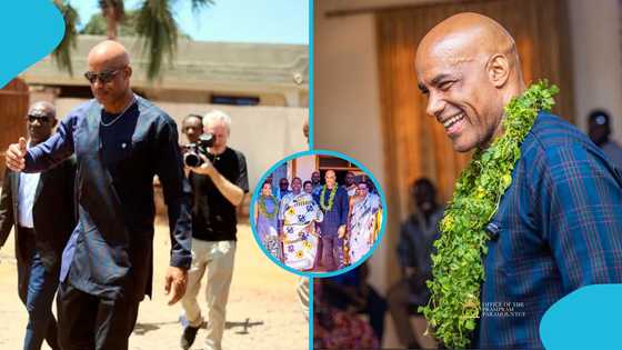 Hollywood actor Boris Kodjoe returns to his roots, honoured as chief in Prampram