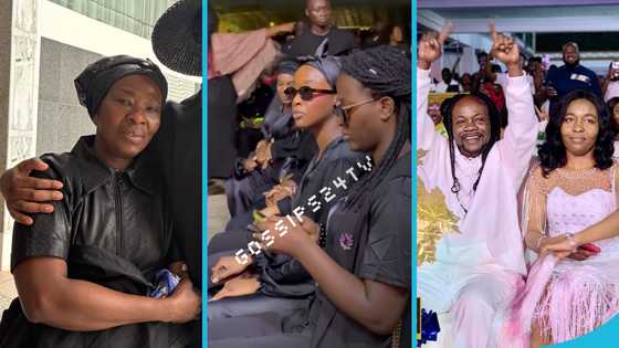 Daddy Lumba's children spotted at his vigil, video ignites emotions