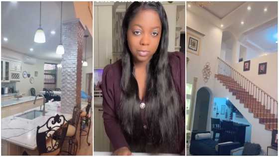 Lady flaunts her gorgeous mansion with impressive features to prove how wealthy she is