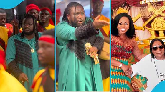 Ajagurajah storms Apostle Kwadwo Safo's residence, Boldy delivers message to Adwoa Safo