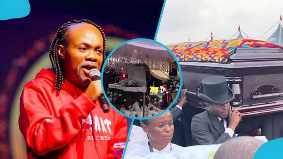 Daddy Lumba's sister clarifies why his face was covered at burial