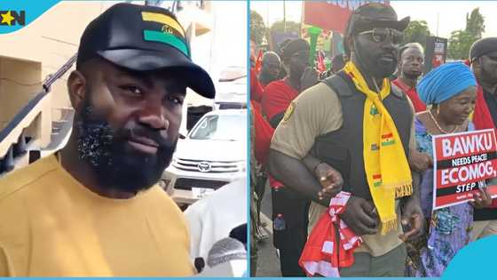 Galamsey must fall: Okyatakyie Afrifa speaks as day two of the protest gets suspended