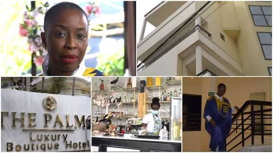 Woman who used to wash toilets to make money succeeds, now owns a big 5-star hotel, she speaks in video