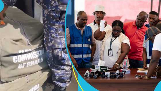 Ghana Police Service reacts to electoral bag with broken seal after NDC observers raise alarm