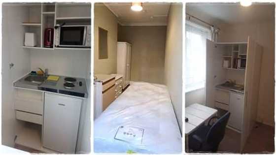 Na London Be This? Nigerians React After Seeing Small One-Room Apartment That Goes for GHC3k Per Month