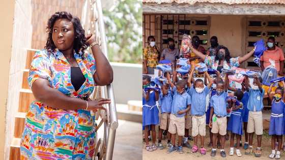 YEN Gets Results: GES honours teacher who painted class; donated bags, shoes & uniform