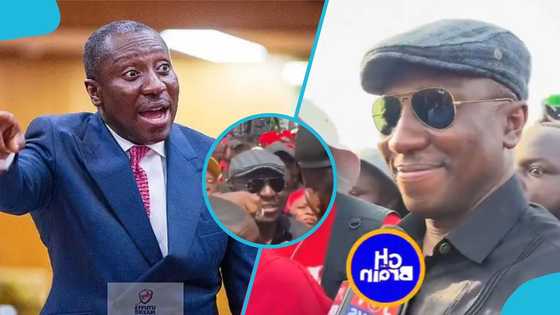 SaveTheJudiciary Demo: Tensions rise as Afenyo-Markin engages in a scuffle with police officer