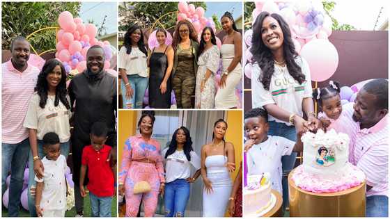 20 most beautiful videos and photos drop as Dumelo's daughter celebrates 1st birthday with Nadia, other stars