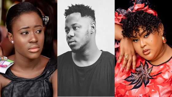 “Fella come and see something” - Fans go gaga over video of Medikal kissing Vivian Jill hitting online