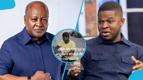 Appiah Stadium goes on his knees, begs President Mahama to forgive Sammy Gyamfi in video