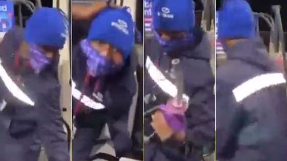 “Ya shapa”: Social media wowed by another petrol attendant showing dance talents