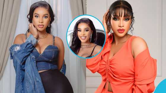 Benedicta Gafah proudly slays in only bra and faux feather mini skirt in viral photos: "So much beauty"