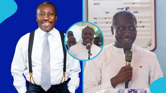 Afenyo Markin Joins Choir Performance, Mesmerises Ghanaians With His Voice