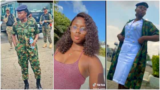 Beautiful lady working as nurse in Navy celebrates 5 years of service with cute video, causes stir
