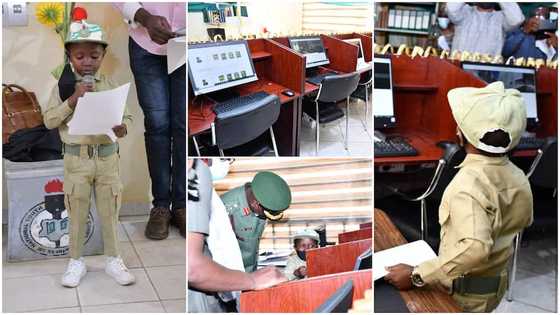 Corps member donates digital library to NYSC during service, photos of project amazes Nigerians