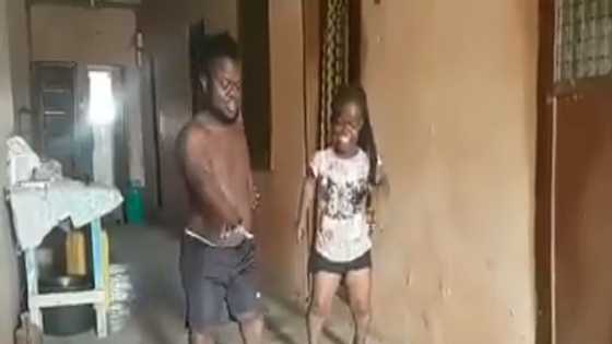 Video of 2 midget 'lovers' dancing shaku and azonto in a beautiful video pops up