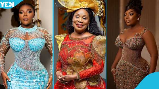 Maame Dokono's 5th child flaunts her hourglass figure in stunning birthday photos