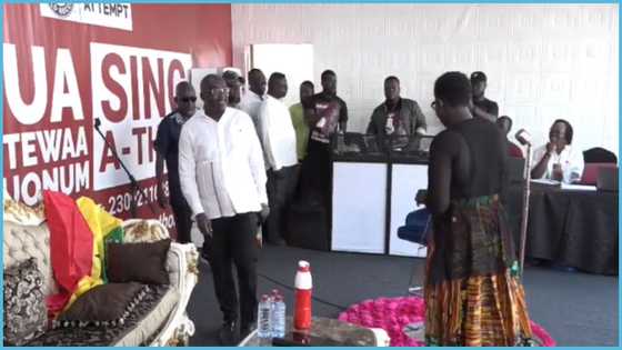 Vice President Bawumia visits Afua Asantewaa Washington, the Ghanaian lady attempting world record