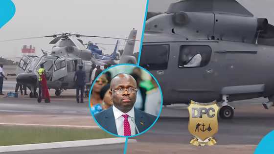 Video of Dr Omane Boamah saying goodbye to his bodyguards before takeoff trends