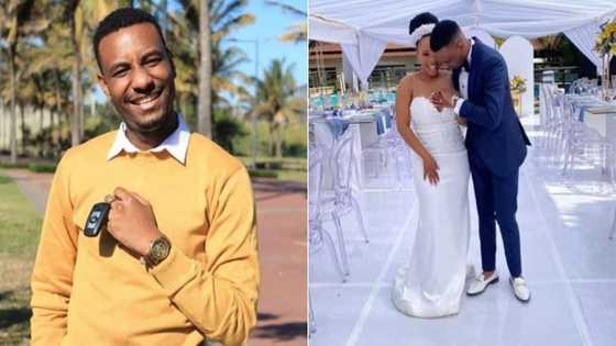 Beautiful couple receives sweet reactions for their 'perfect' wedding photos