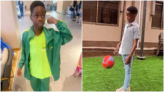 Wizkid's firstborn Boluwatife flies out to Dubai with mum to represent his college at World School Games